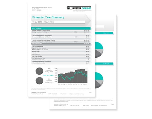 Easy tax reporting