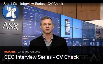 CEO interview series: CV Check