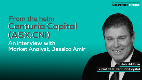 From the helm: Centuria Capital (ASX:CNI) Joint CEO, John McBain