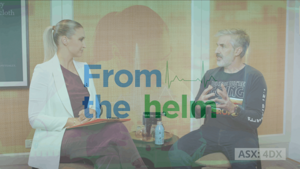 From the helm: 4DMedical (ASX:4DX), Founder & CEO, Andreas Fouras.