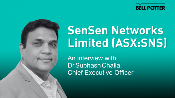 From the helm: SenSen Networks Limited (ASX: SNS), Dr Subhash Challa, CEO