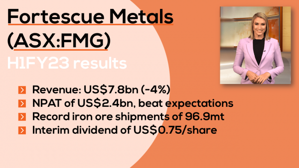 Mining giant Fortescue Metals reports | Fortescue Metals Group (ASX:FMG)